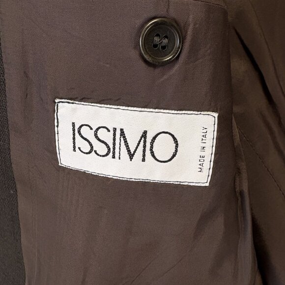 Issimo Italy 44R Suit Jacket Brown Guabello 3-Button Suit Jacket Blazer - Picture 9 of 11